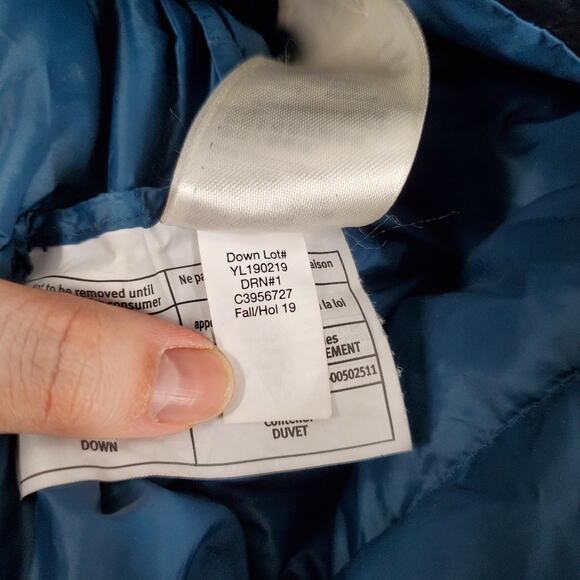 Eddie Bauer Women's Peacock Blue Luna Peak Down Filled Parka Jacket M - Picture 10 of 12